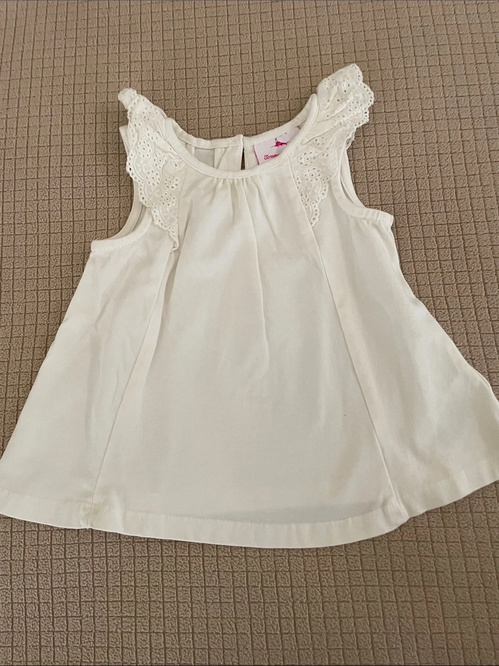 Tommy Bahama Top w/ Blue Floral Daisy Shorts Matching Set 12 Mo.
